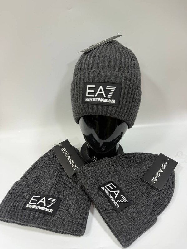 Căciulă EA7 Emporio Armani (gri)